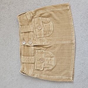 Z.Cavaricci vintage style corduroy mini skirt